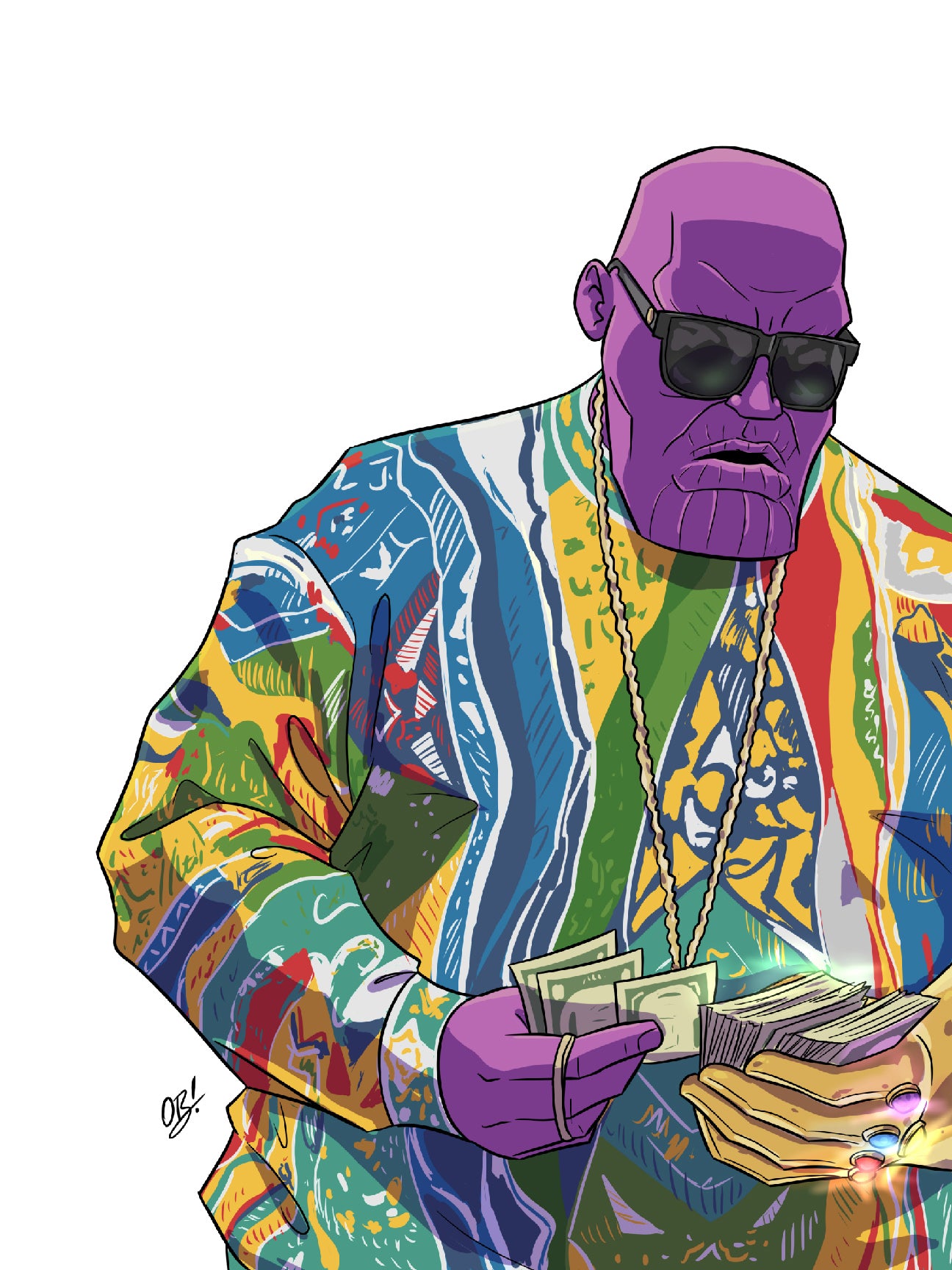 Notorious THANOS Print (18"x24")